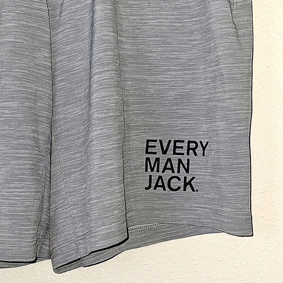 Lululemon Colab EVERY MAN JACK Pace Breaker Short Linerless 8", S, Grey, VGUC - Picture 3 of 16